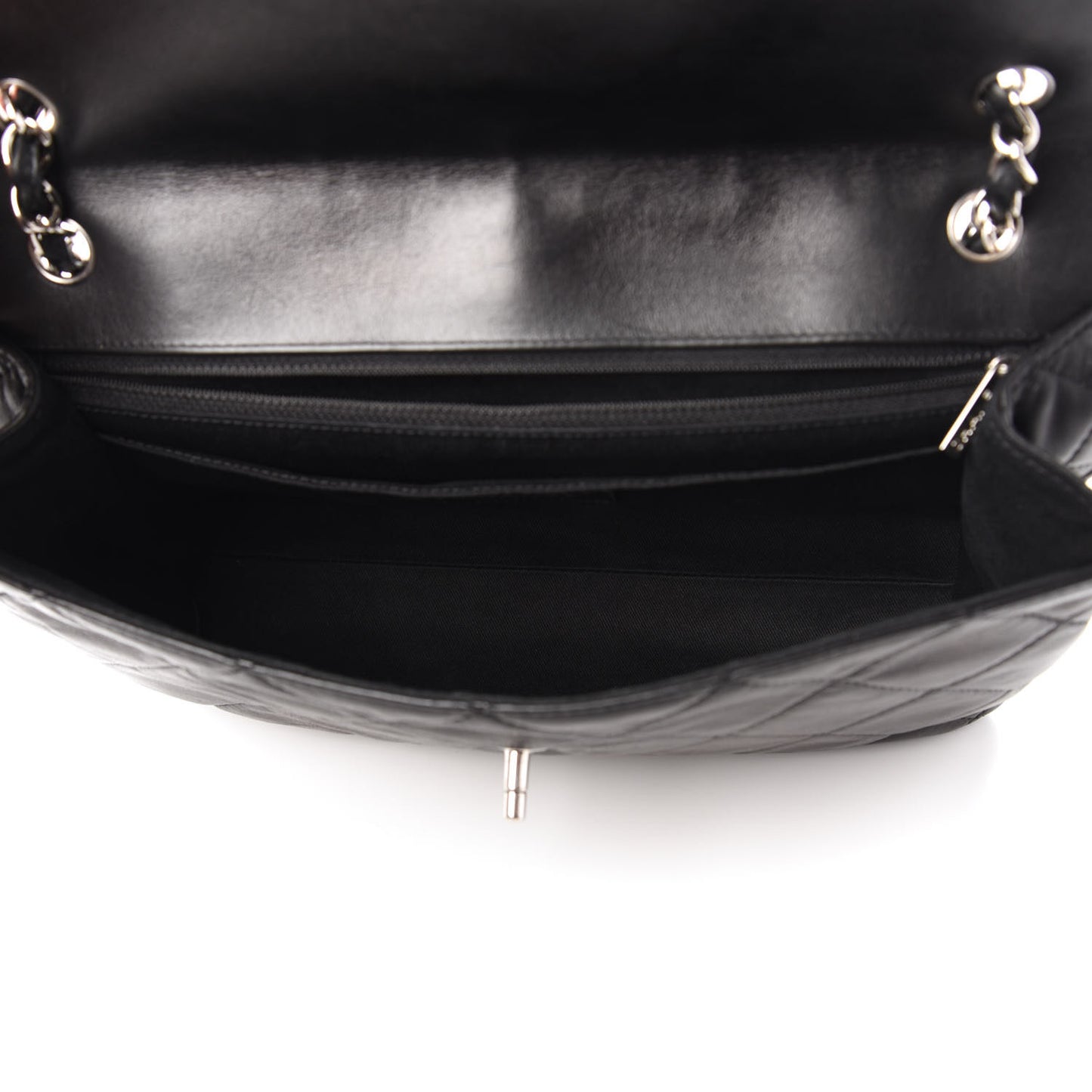 Calfskin Quilted In The Business Flap Bag Black