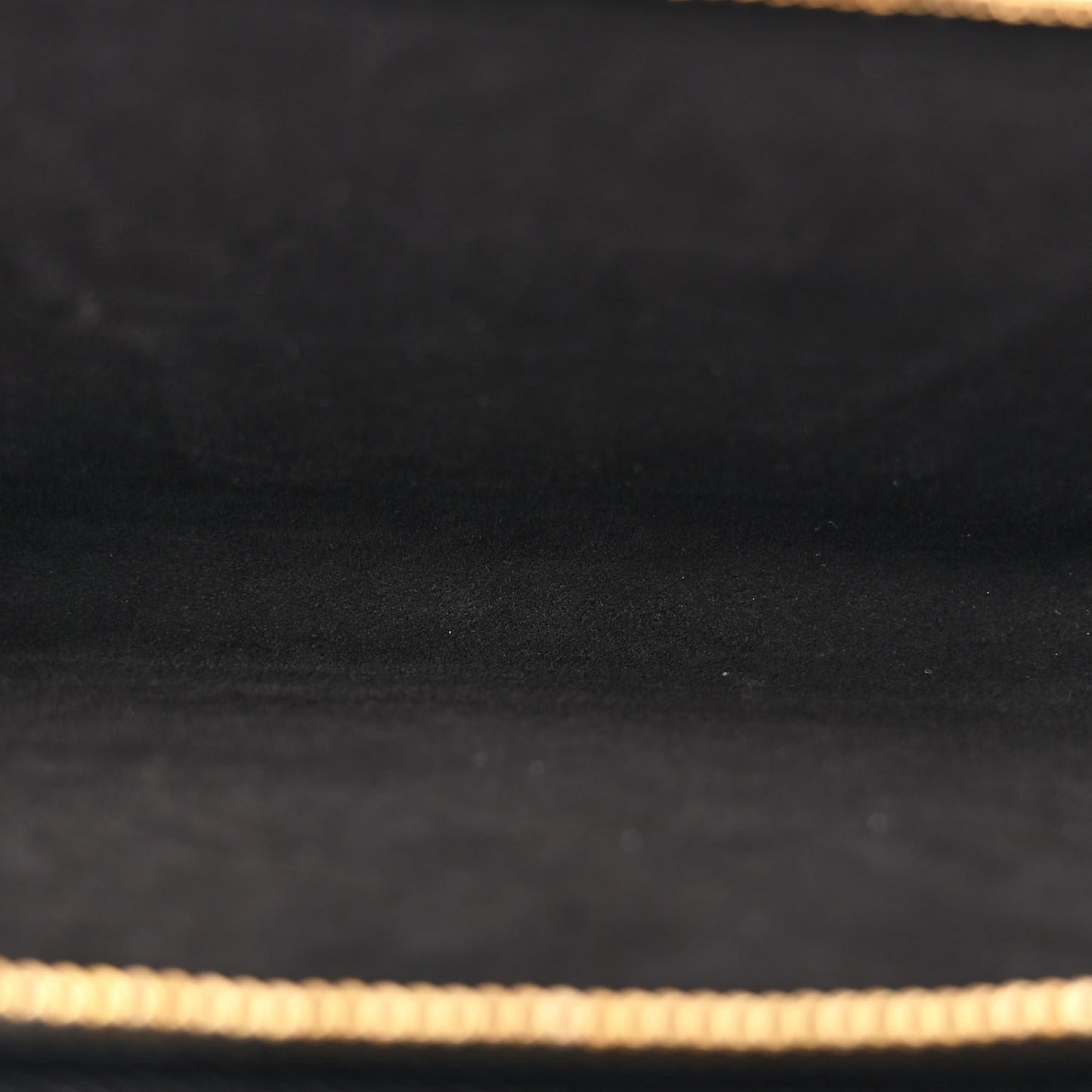 Grained Calfskin Caro Double Pouch Black