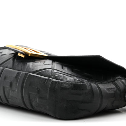 Fendi Nappa FF 1974 Embossed Baguette Black 10 of 10
