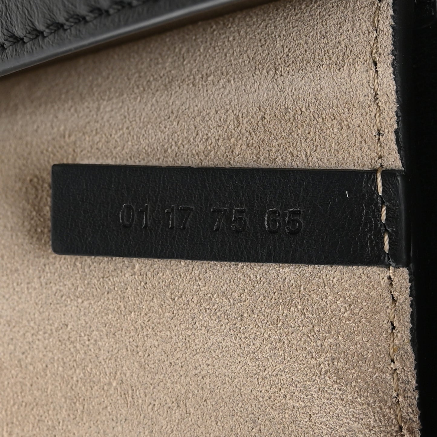 Suede Calfskin Mini Faye Shoulder Bag Black