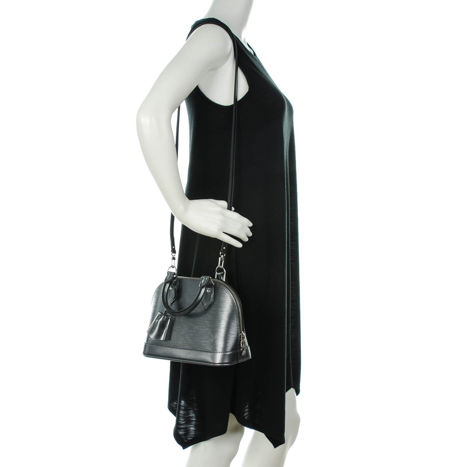 Louis Vuitton Epi Alma BB Anthracite Nacre 2 of 7