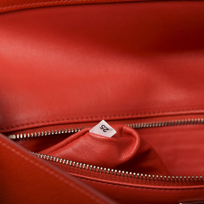 Prada Saffiano Flap Clutch Lacca 9 of 10