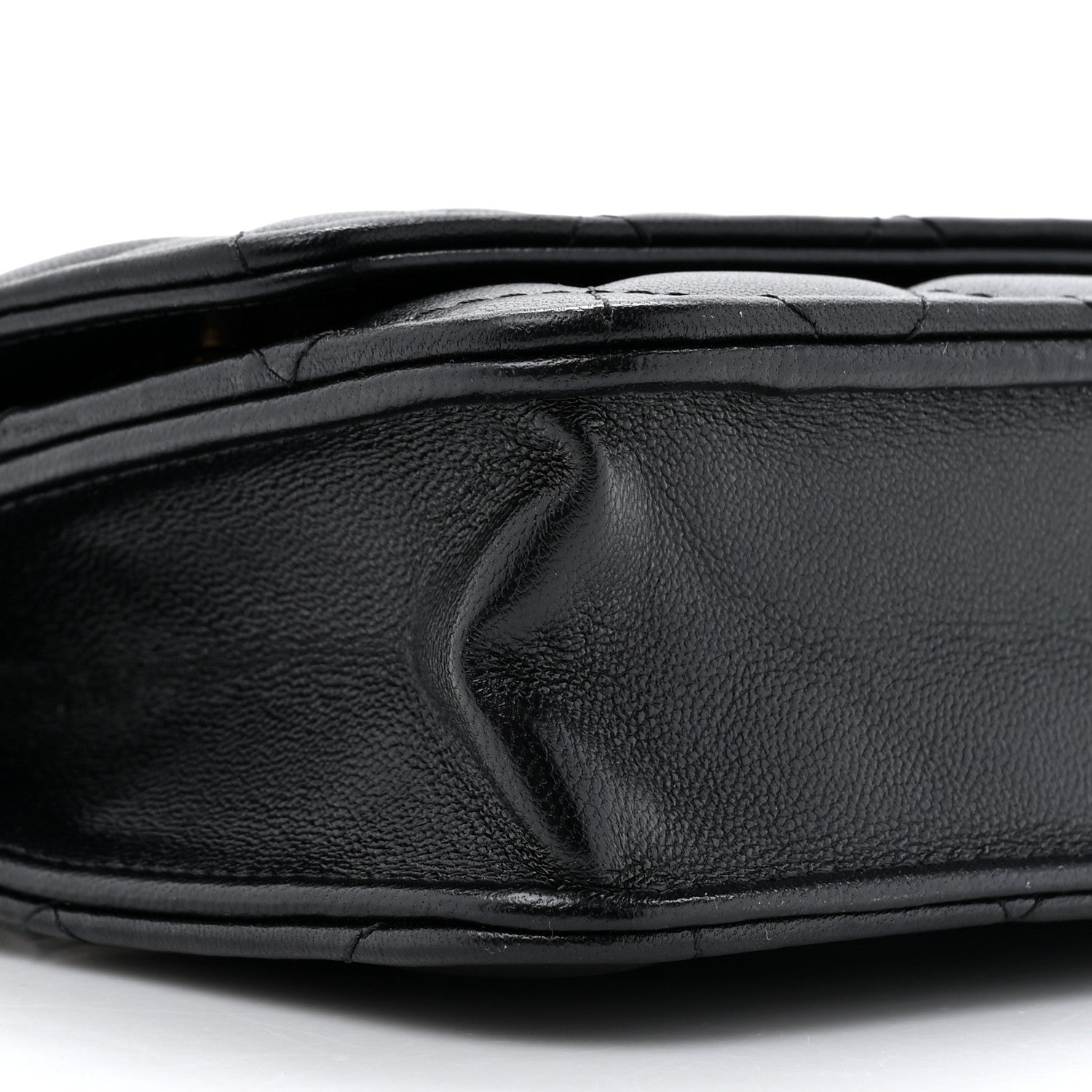 Chanel Lambskin Quilted Wallet On Chain WOC Black 11 of 13