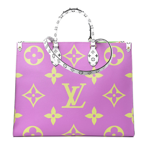 Louis Vuitton Monogram Giant Onthego GM Pink Lilac 396461