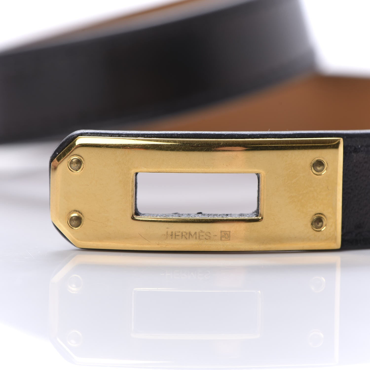 Hermes Box Kelly Double Tour Bracelet S Black 3 of 6
