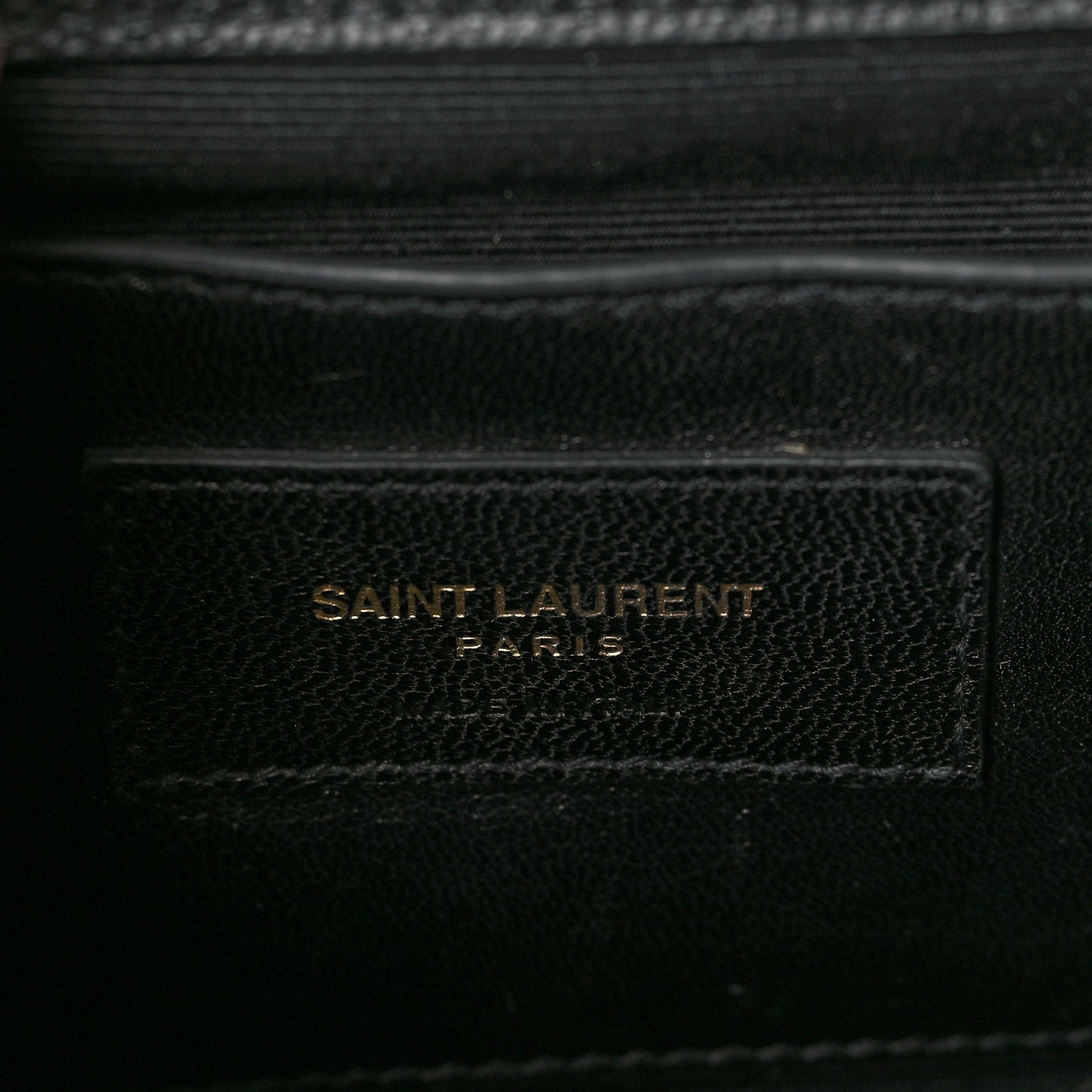 Grain De Poudre Medium Classic Monogram Kate Satchel Black