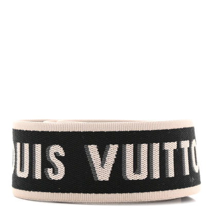 Louis Vuitton Jacquard Diane Shoulder Strap Black Ivory 2 of 3