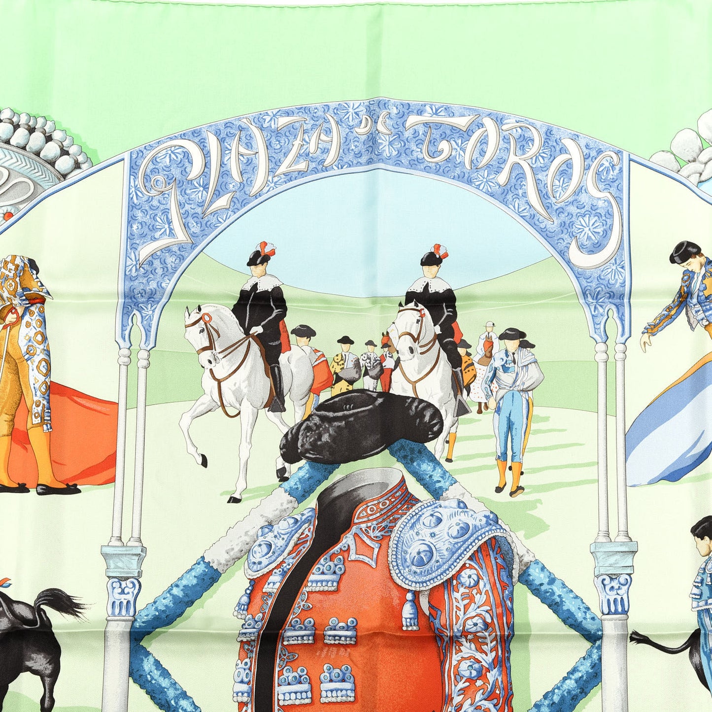 Silk Plaza De Toros Scarf 90