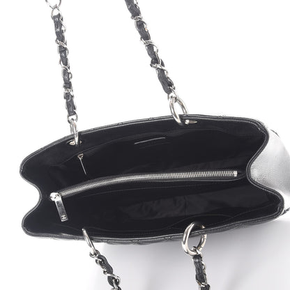 Chanel Caviar Quilted Grand Shopping Tote GST Black 5 of 14
