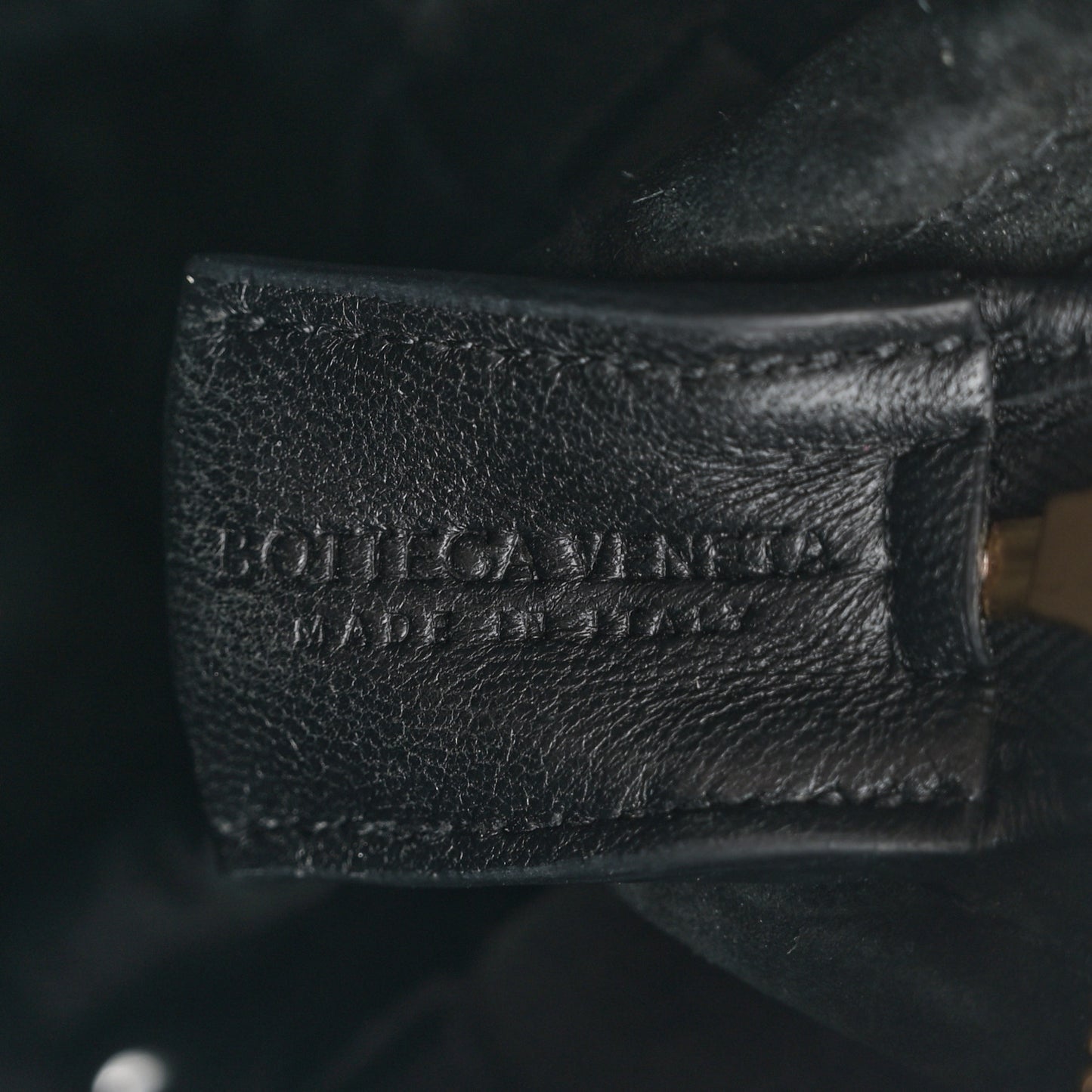 Nappa Intrecciato Mini Loop Camera Bag Black