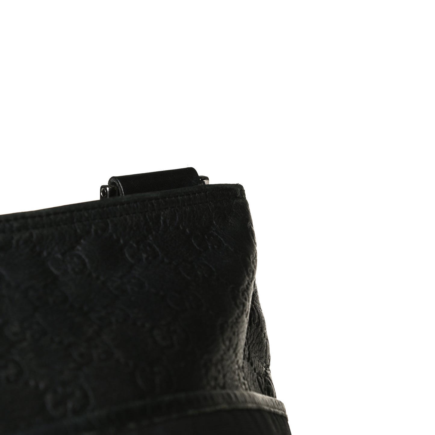 Guccissima Nylon Messenger Bag Black
