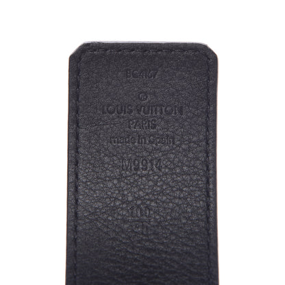 Louis Vuitton Calfskin Illusion Monogram 40mm LV Pyramide Belt 100 40 Navy Black 4 of 6