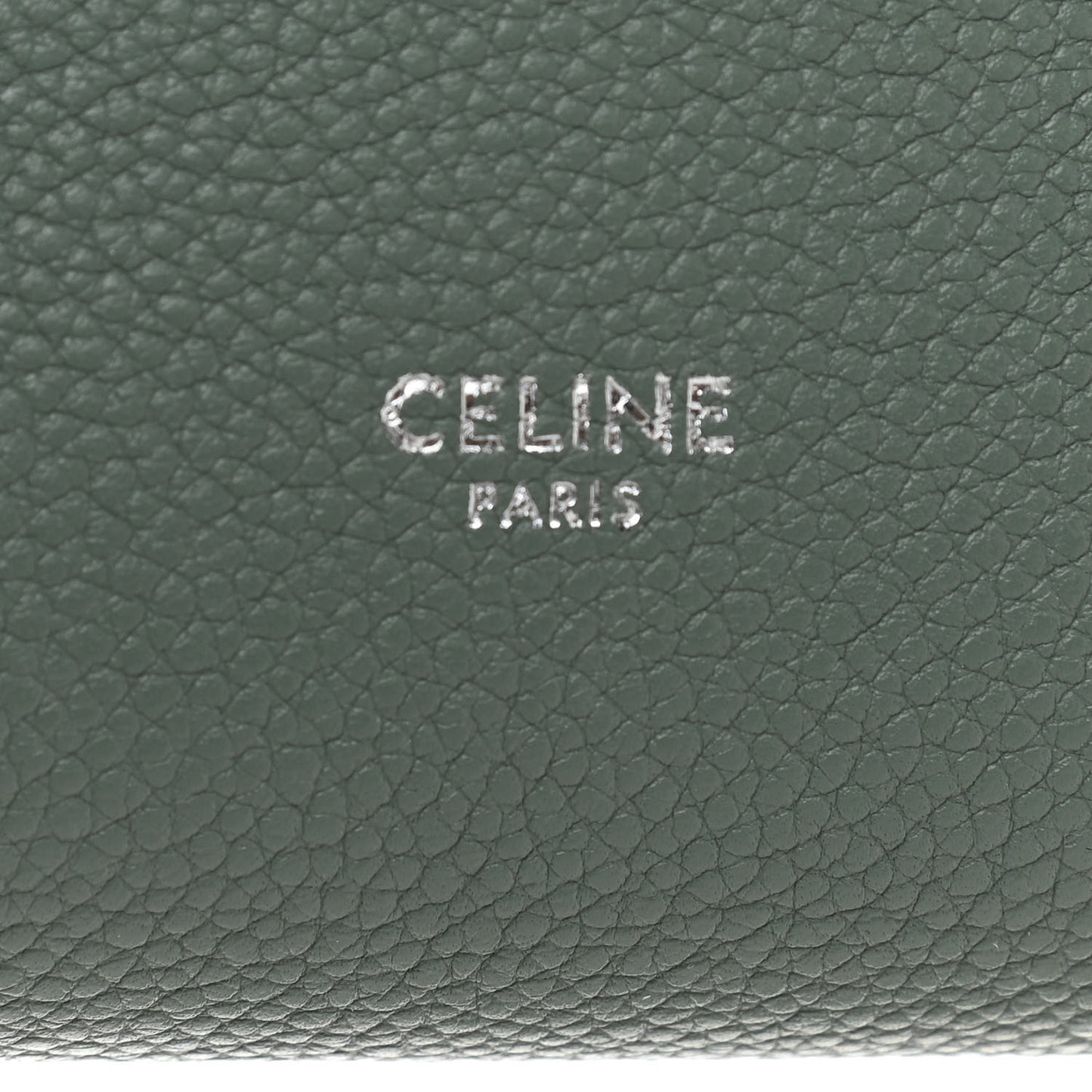 Soft Grained Calfskin Small Sangle Bucket Bag Green