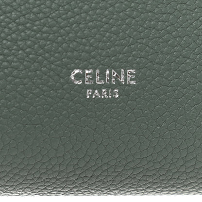 Celine Soft Grained Calfskin Small Sangle Bucket Bag Green 6 of 8