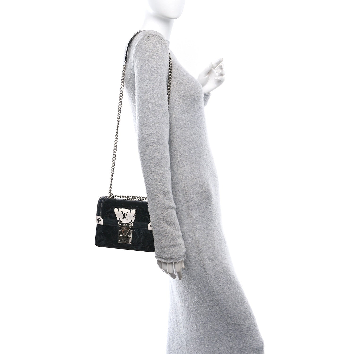 Louis Vuitton Vernis Epi Monogram Wynwood Black White 2 of 9