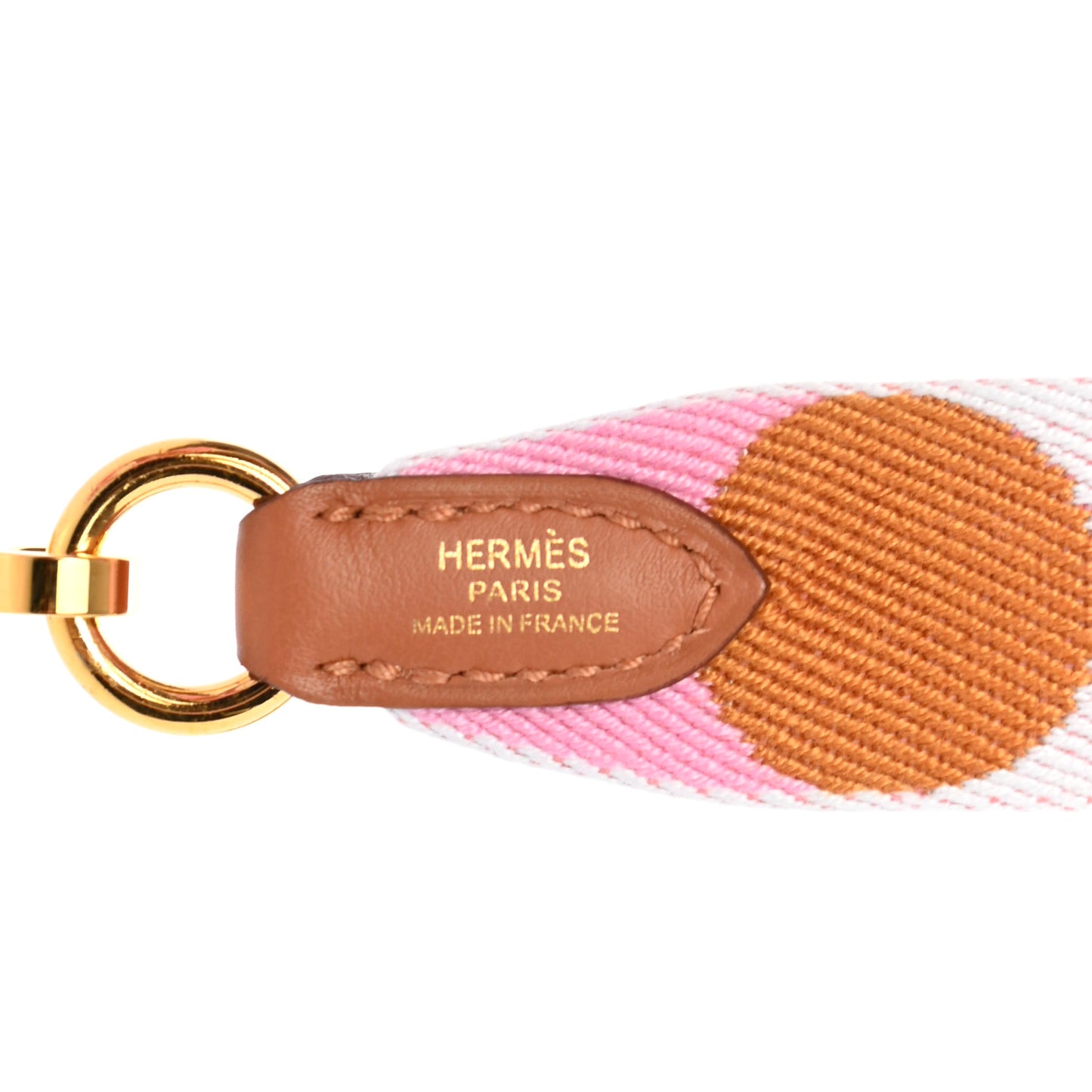 Toile Swift 25mm Sangle Flipperball Shoulder Strap Bleu Brume Pink Gold