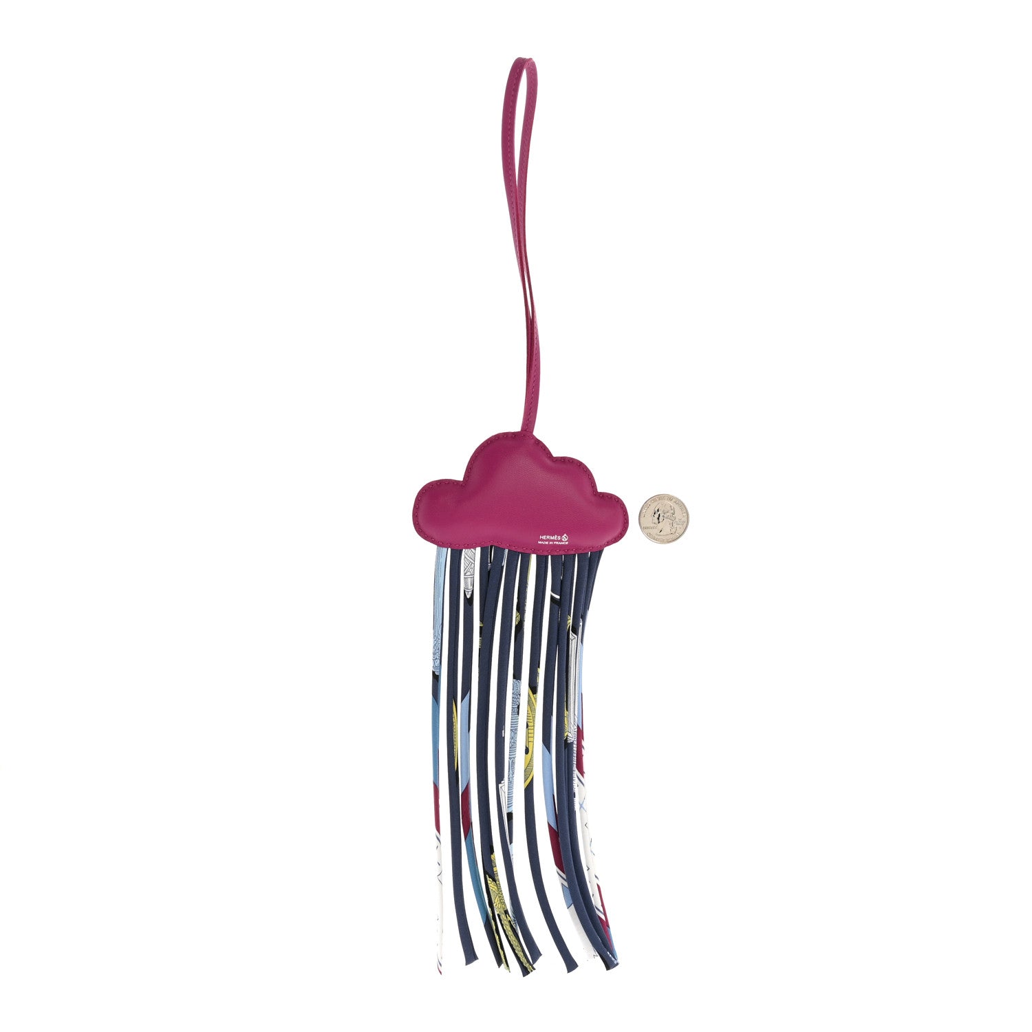 Hermes Swift Silk Cord Petit H Cloud Bag Charm 1872496 – FASHIONPHILE