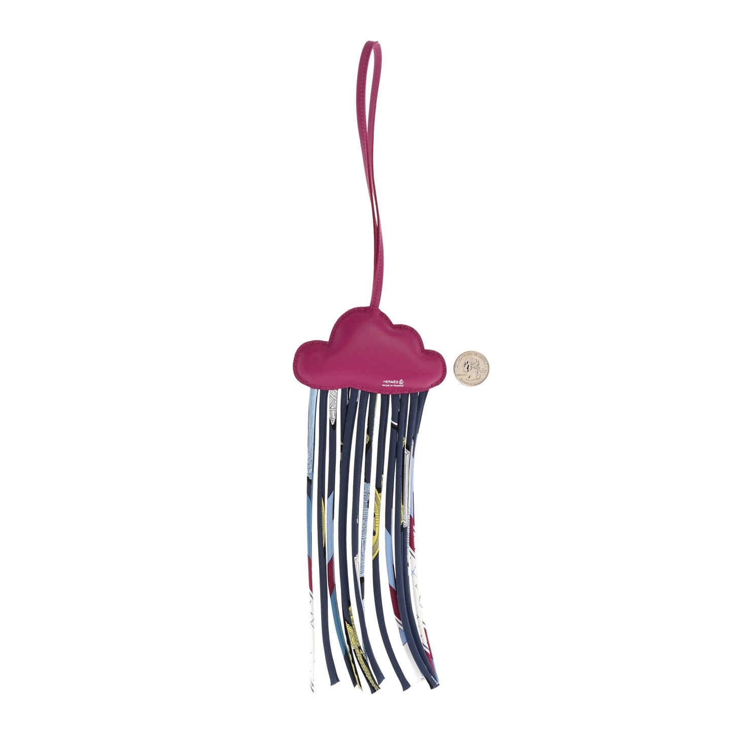 Swift Silk Cord Petit H Cloud Bag Charm
