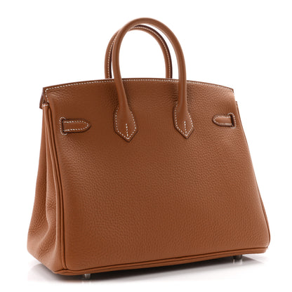 Hermes Togo Birkin 25 Gold 3 of 10