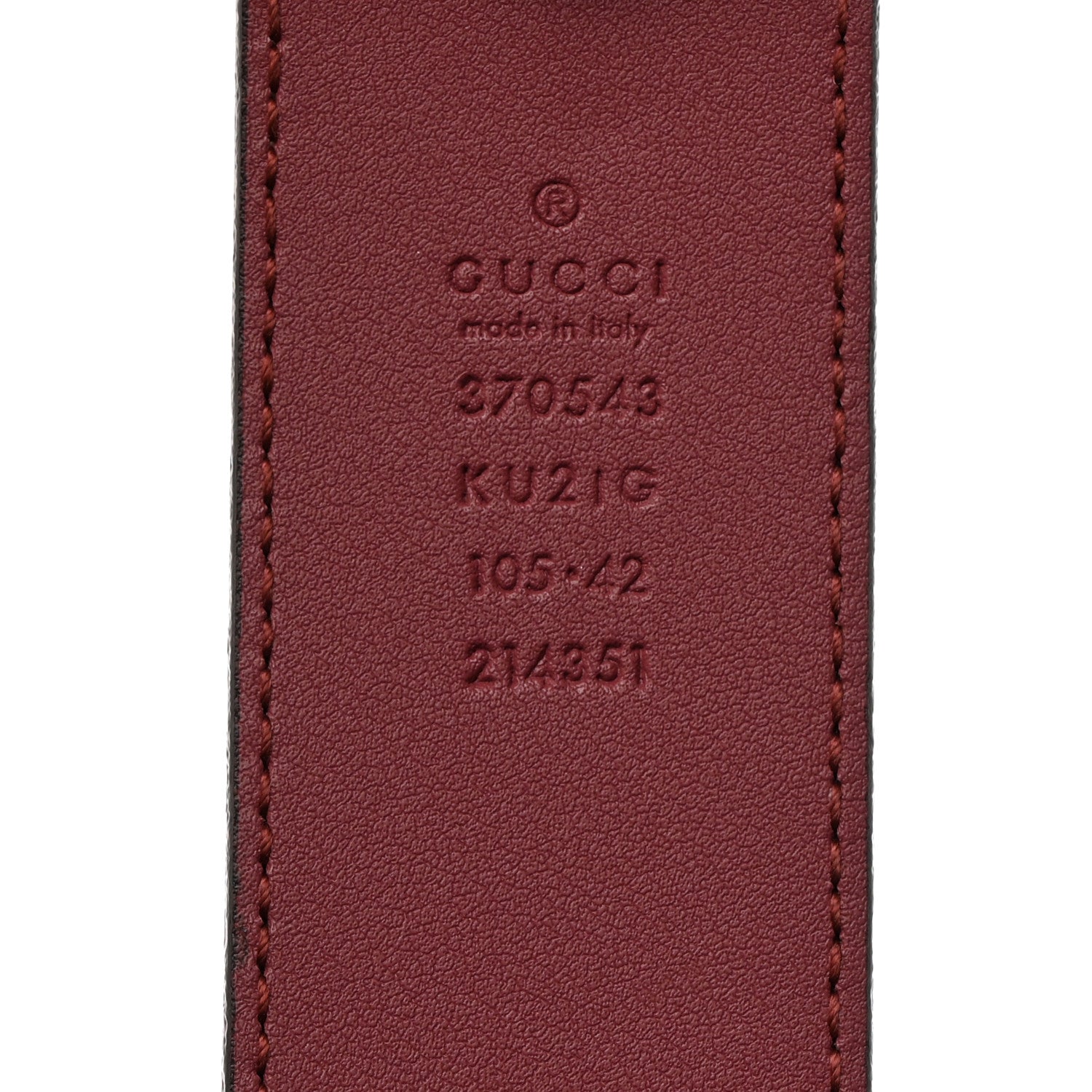 Gucci GG Supreme Monogram Blooms Moon Calfskin Interlocking G 37mm Belt 105 42 Beige Ebony Multicolor Dry Rose 3 of 5