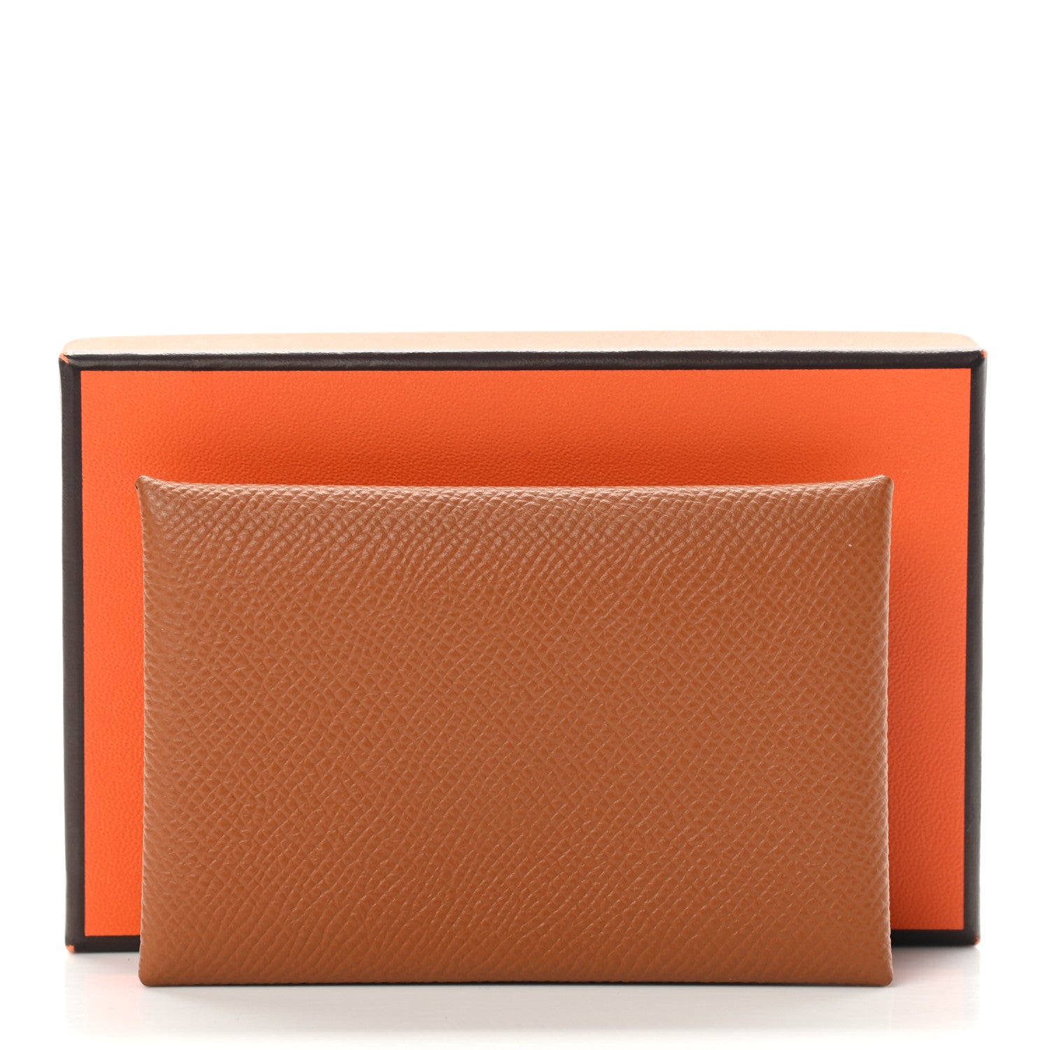 Hermes Epsom Calvi Card Case Gold 8 of 8