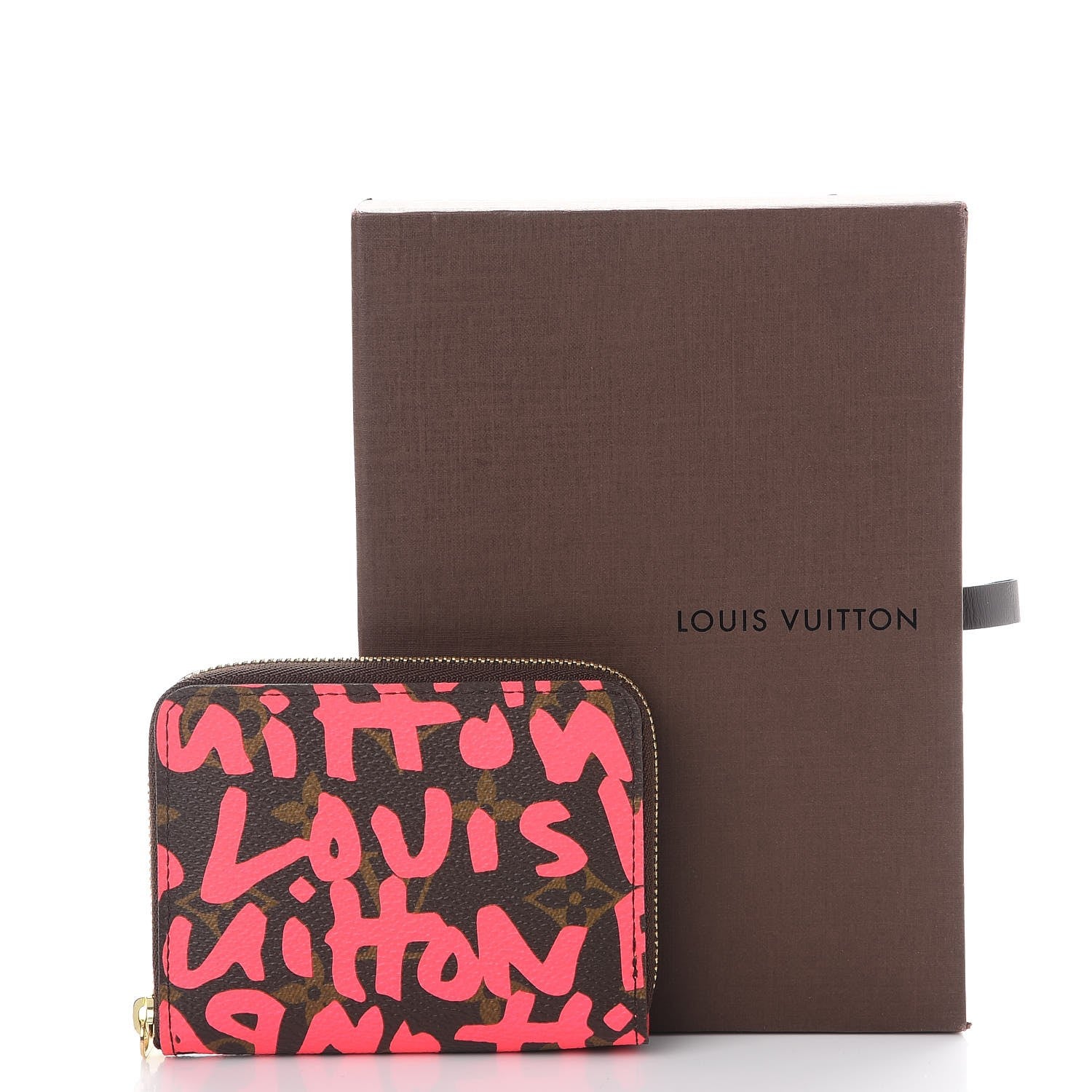 Louis Vuitton Monogram Graffiti Zippy Coin Purse Fuchsia 8 of 8