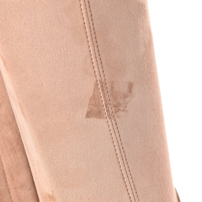 Valentino Garavani Suede Over The Knee Boots 37.5 Skin Sorbet 8 of 8