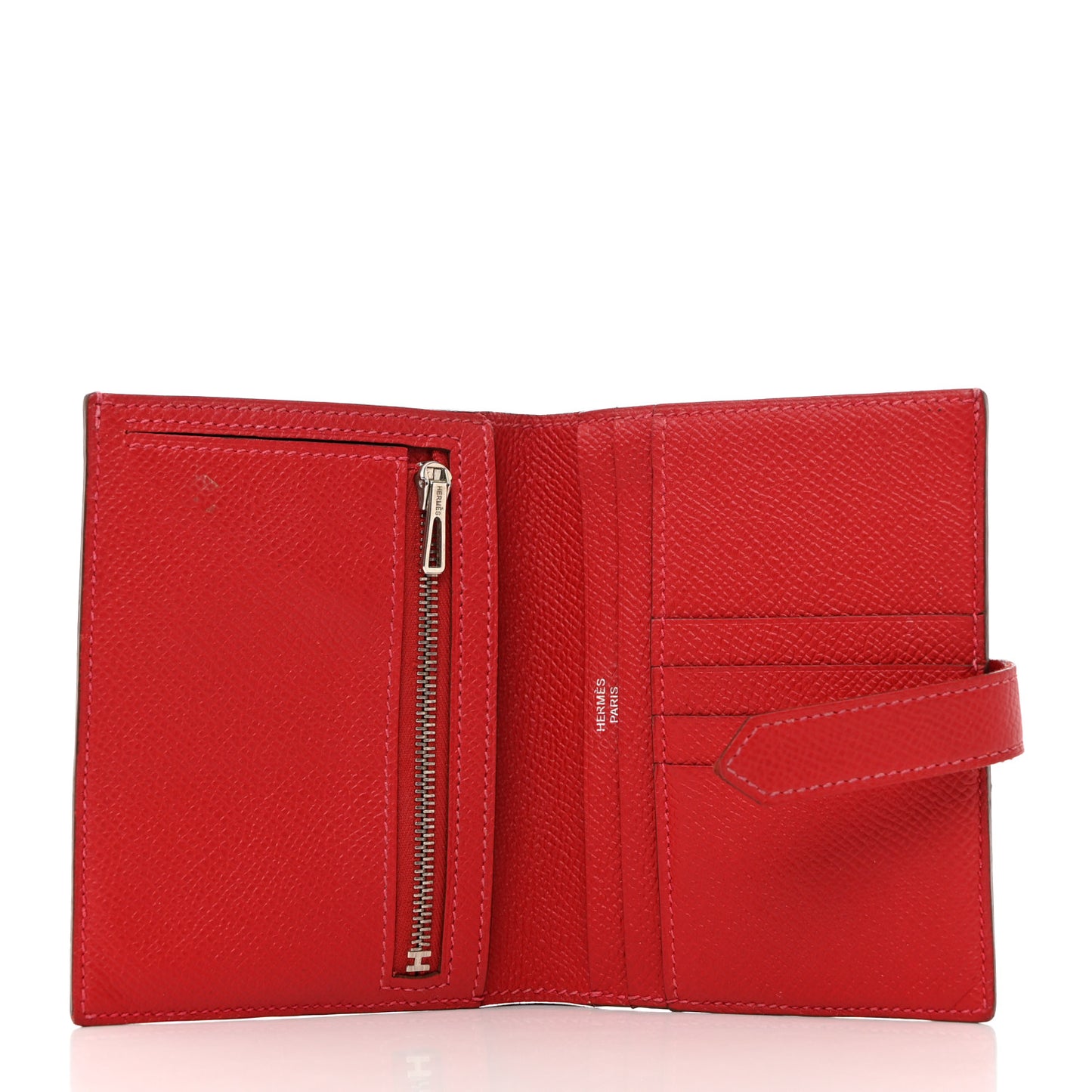 Epsom Bearn Compact Wallet Rouge Casaque