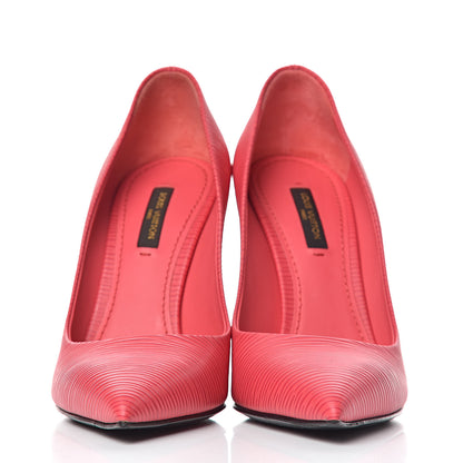 Louis Vuitton Epi Eyeline Pumps 37 Pivoine 2 of 12