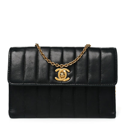 Chanel Lambskin Vertical Quilted Mini Flap Black 1 of 12