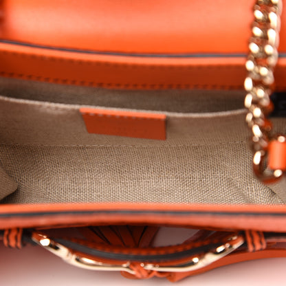 Gucci Soft Microguccissima Mini Emily Chain Shoulder Bag Sun Orange 5 of 11