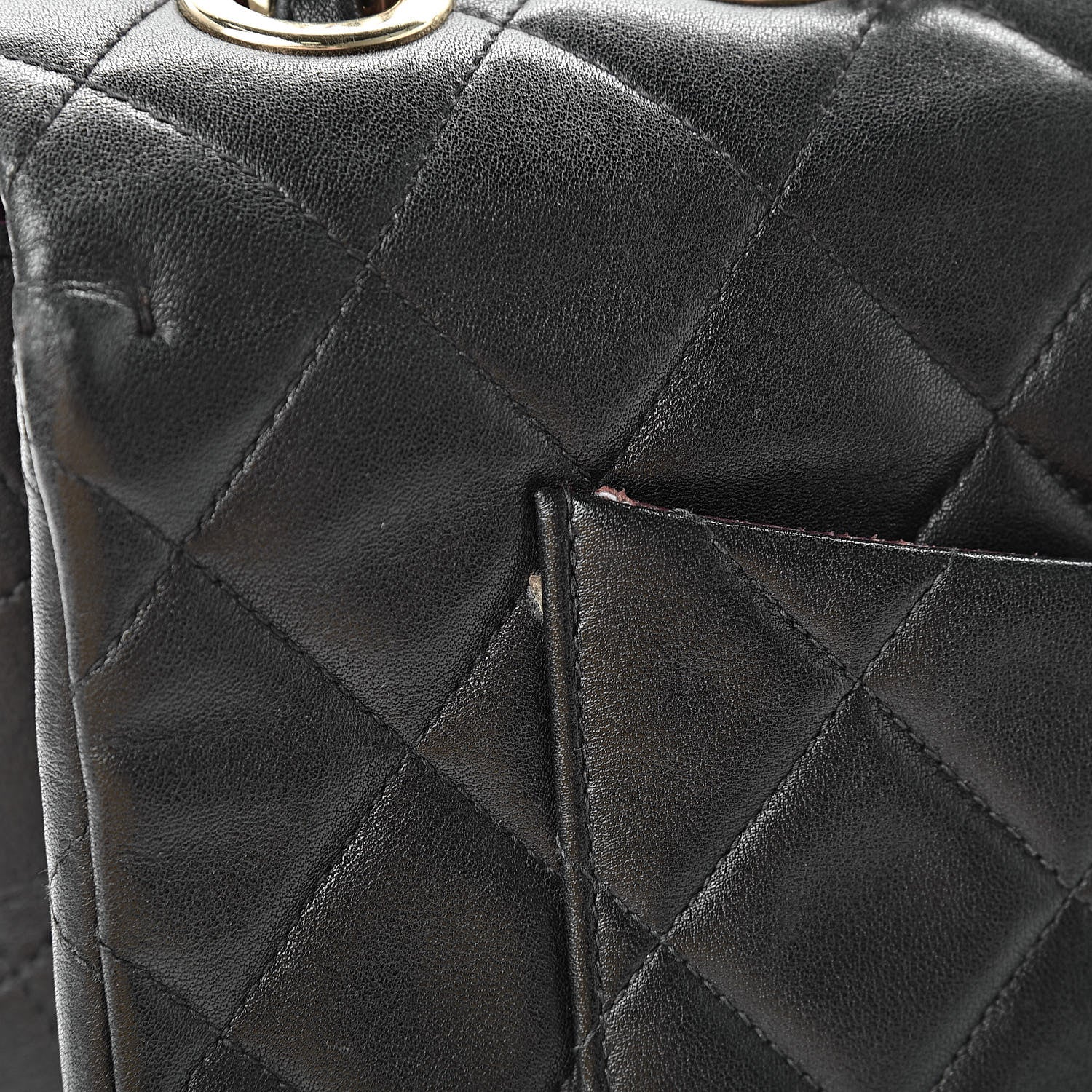 Chanel Lambskin Quilted XL Jumbo Single Flap Black 17 of 17