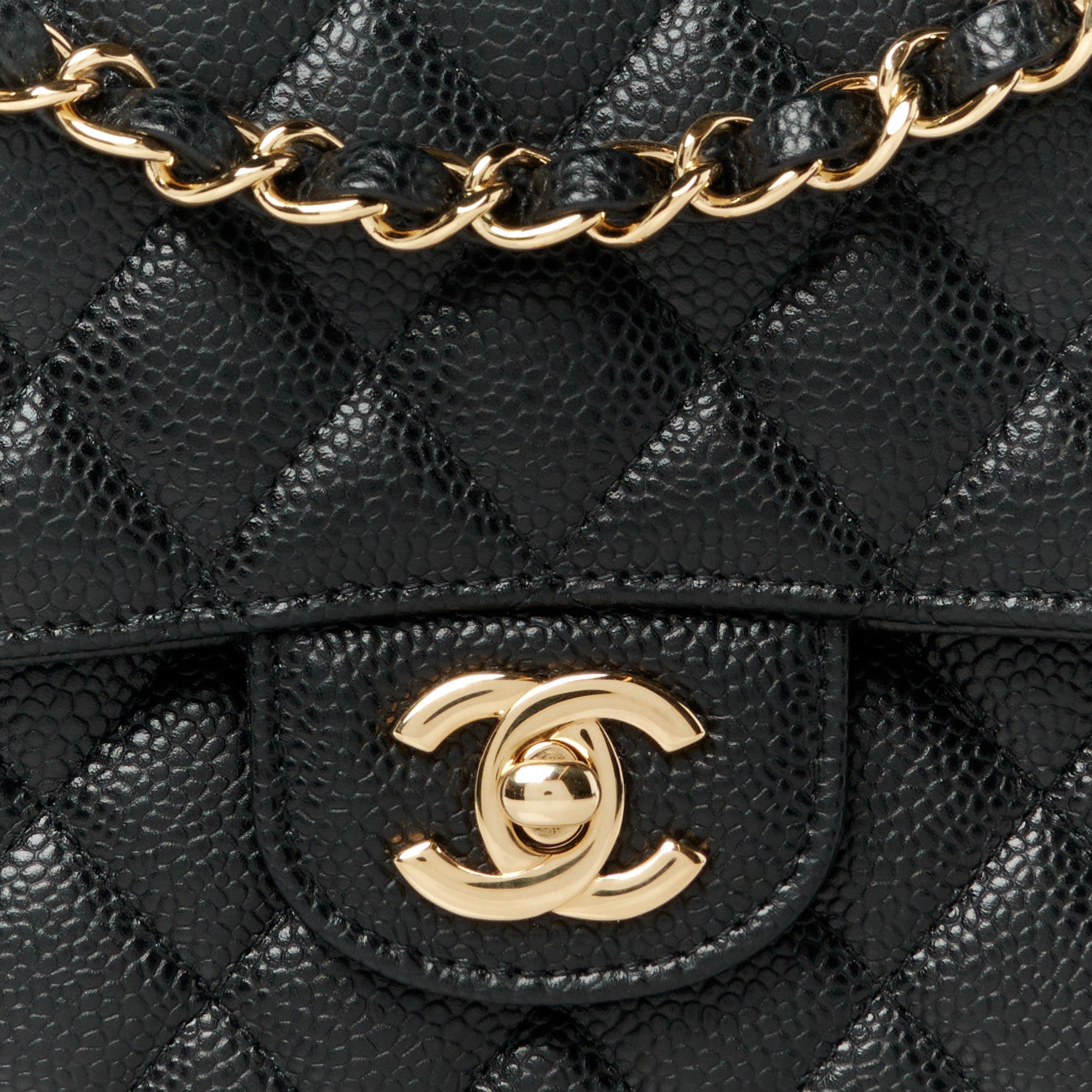Chanel Caviar Quilted Medium Double Flap Black 9 of 12
