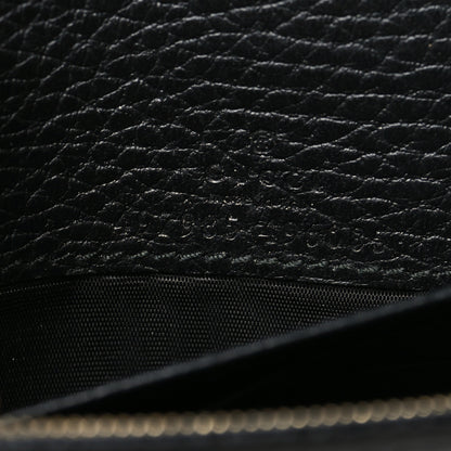 Gucci Calfskin Mini GG Marmont Chain Wallet Black 6 of 10