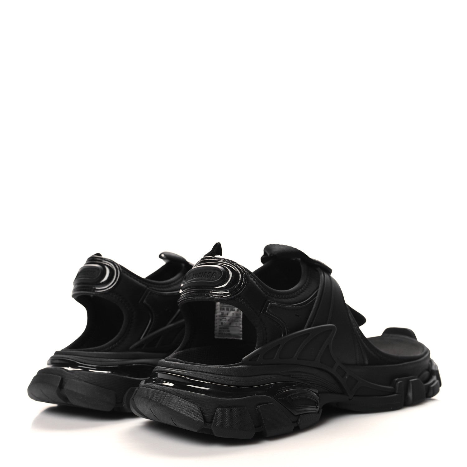 Balenciaga Neoprene Rubber Thong Sandals 37 Black 4 of 9