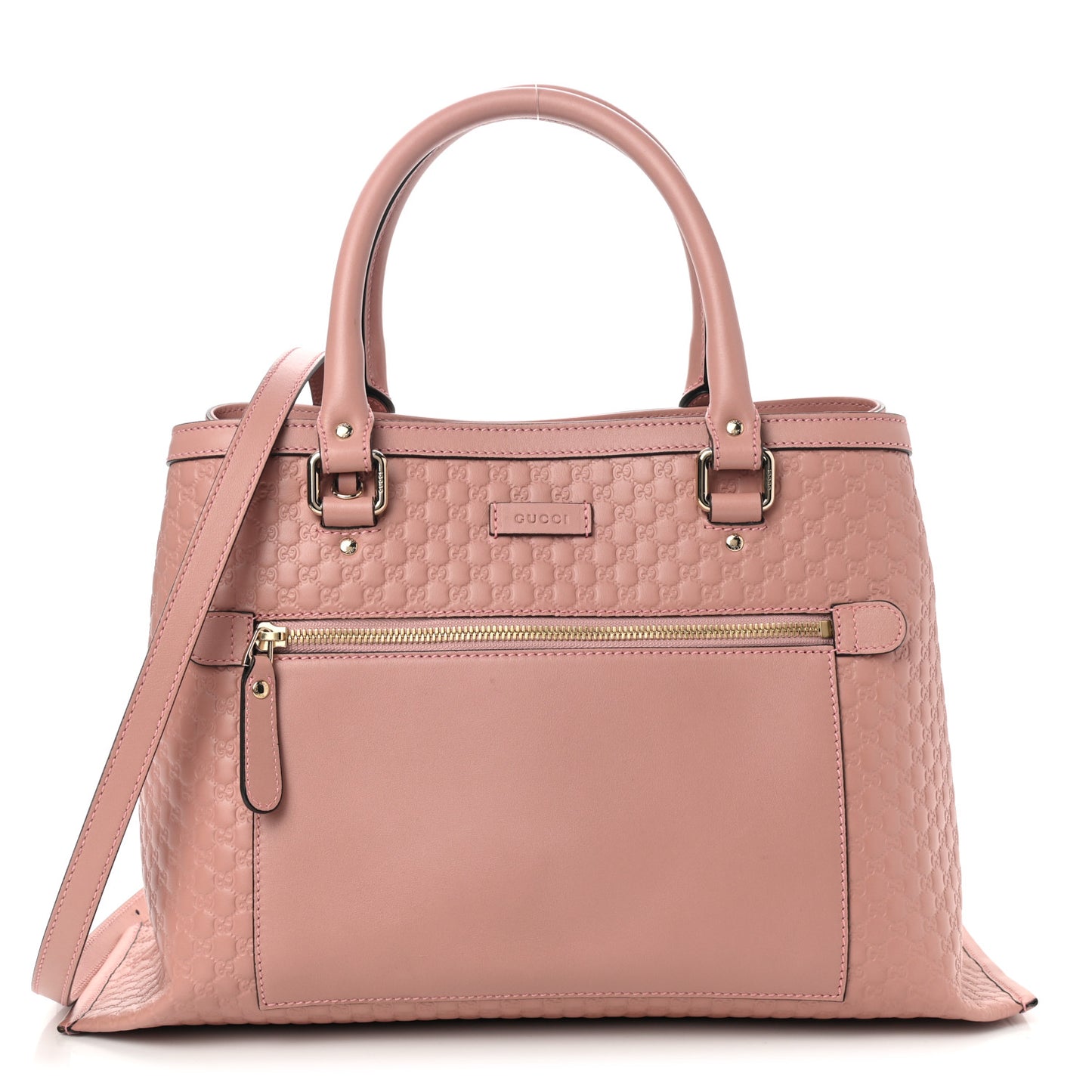 Soft Microguccissima Medium Tote Soft Pink