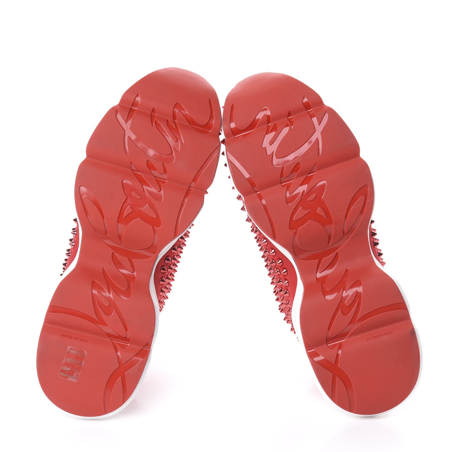 Christian Louboutin Neoprene Spike Sock Donna Flat Sneakers 41 Loubi 7 of 7