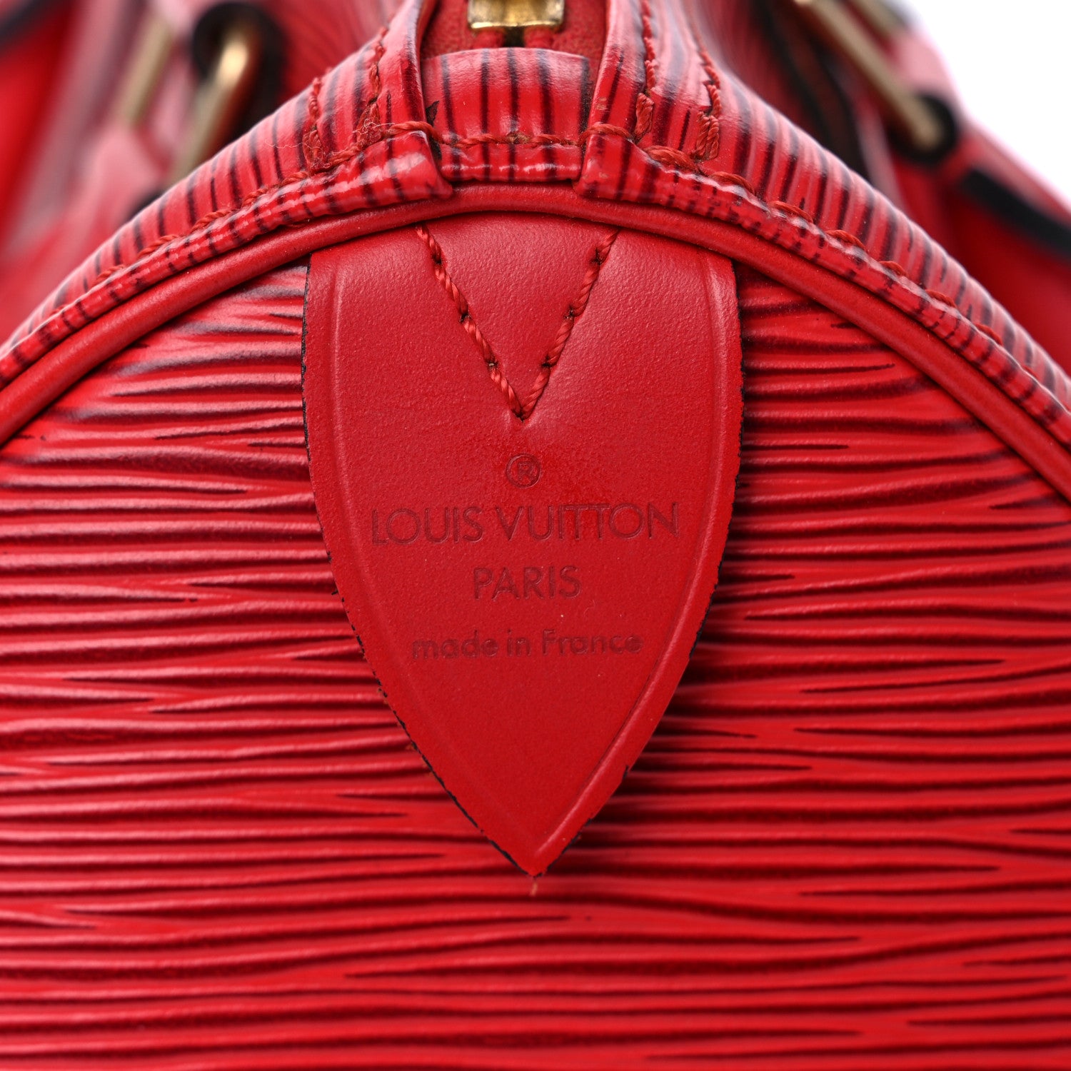 Louis Vuitton Epi Speedy 25 Castillan Red 6 of 9