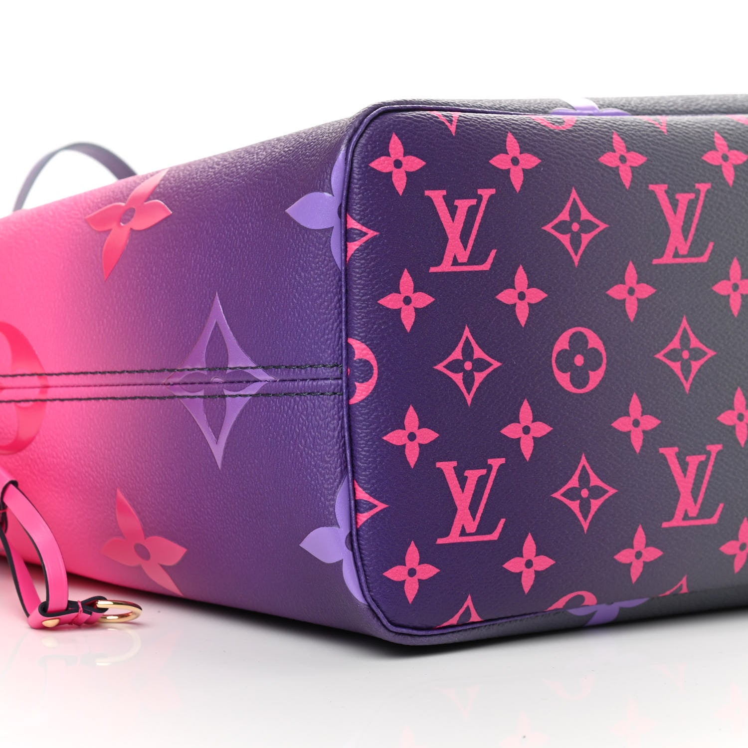 Louis Vuitton Monogram Giant Spring In The City Neverfull MM Midnight Fuchsia 9 of 11