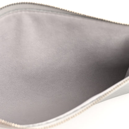 Louis Vuitton Epi Pochette Accessories Metallic Silver 5 of 10