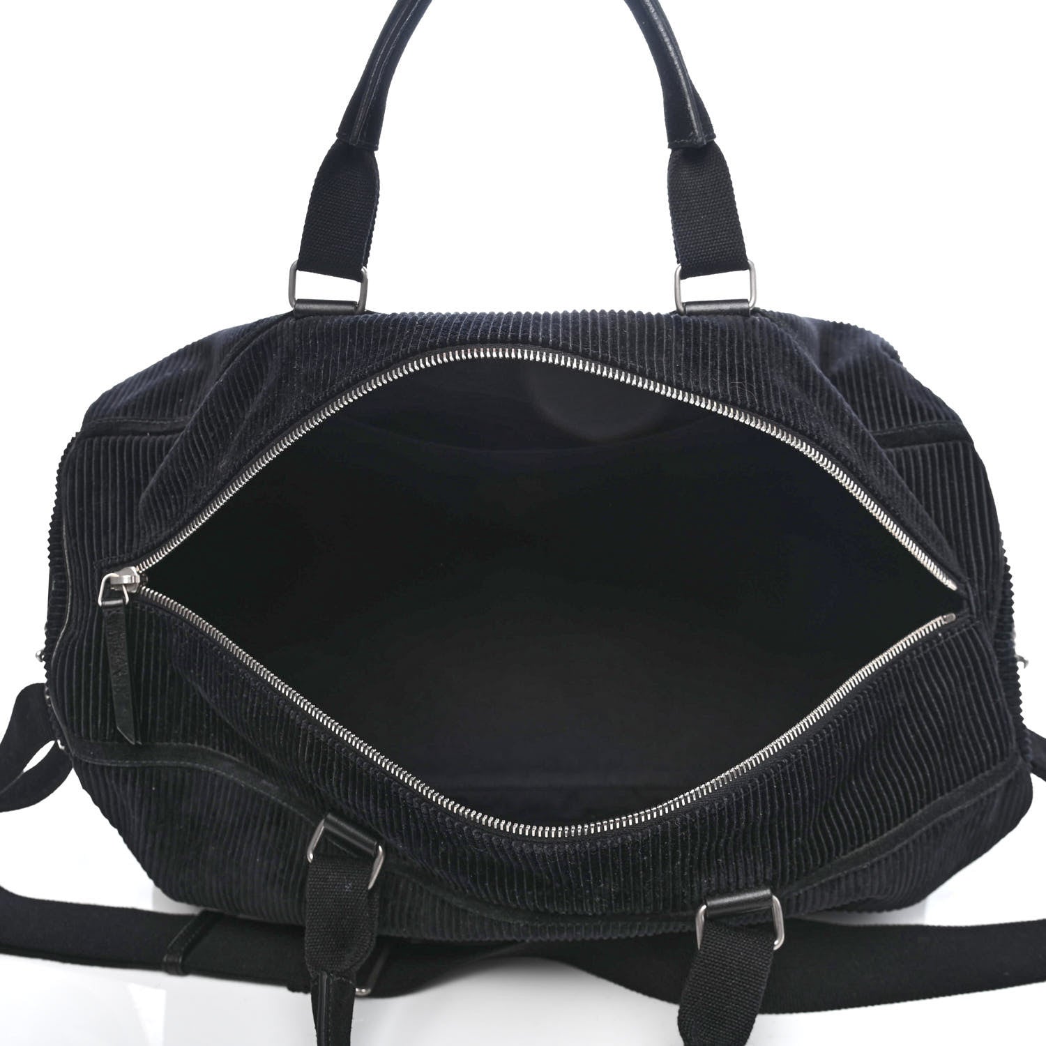 Saint Laurent Corduroy Andy Duffle Bag Black 4 of 4