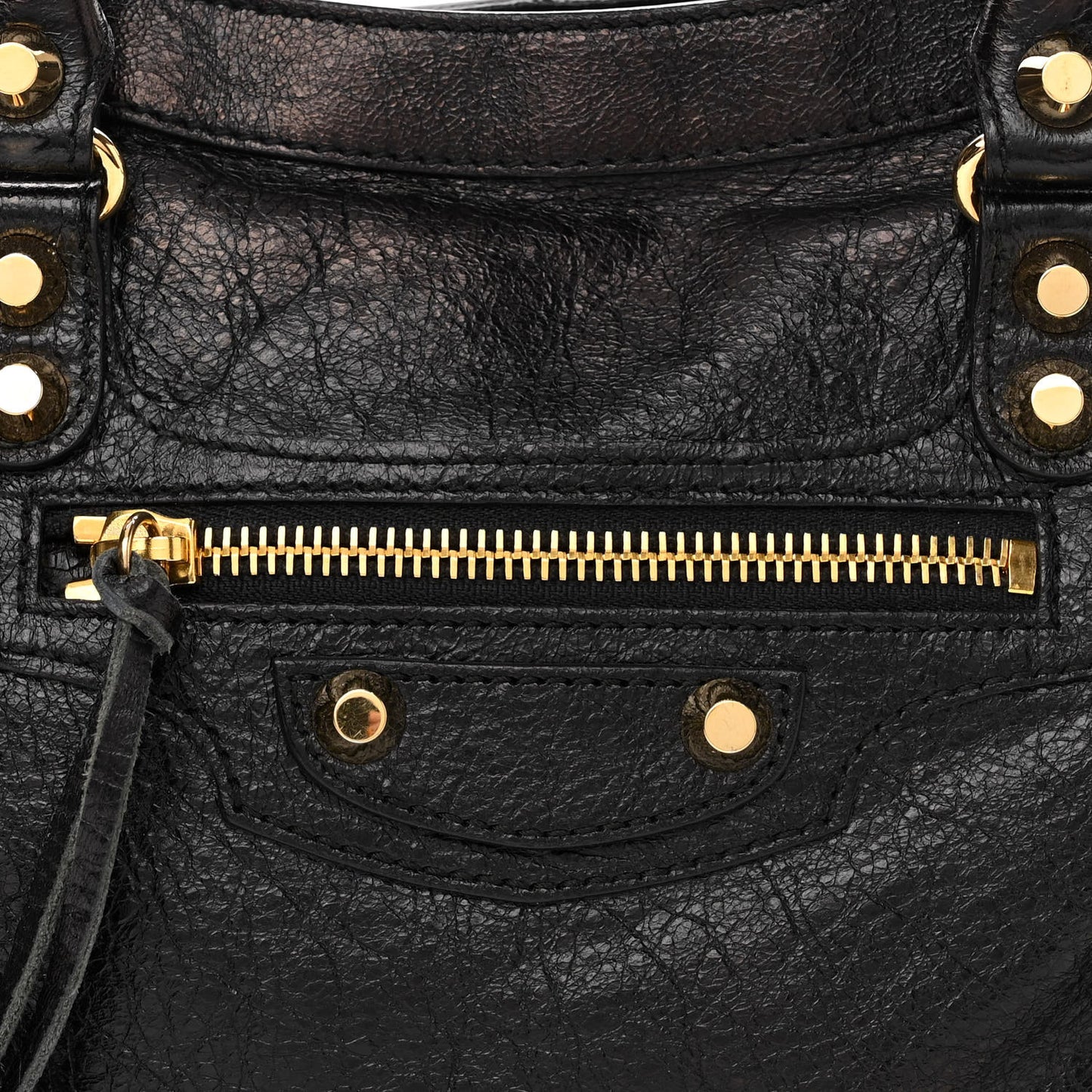 Agneau Classic Gold Hardware S City Black