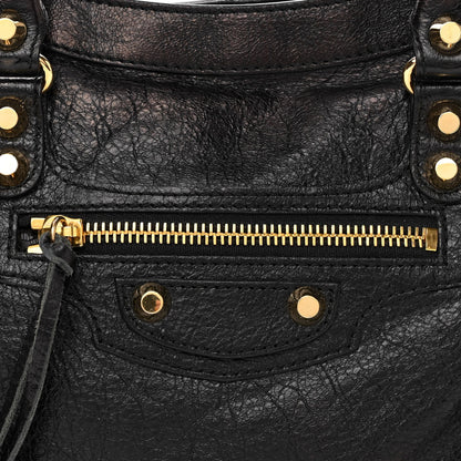 Balenciaga Agneau Classic Gold Hardware S City Black 7 of 9