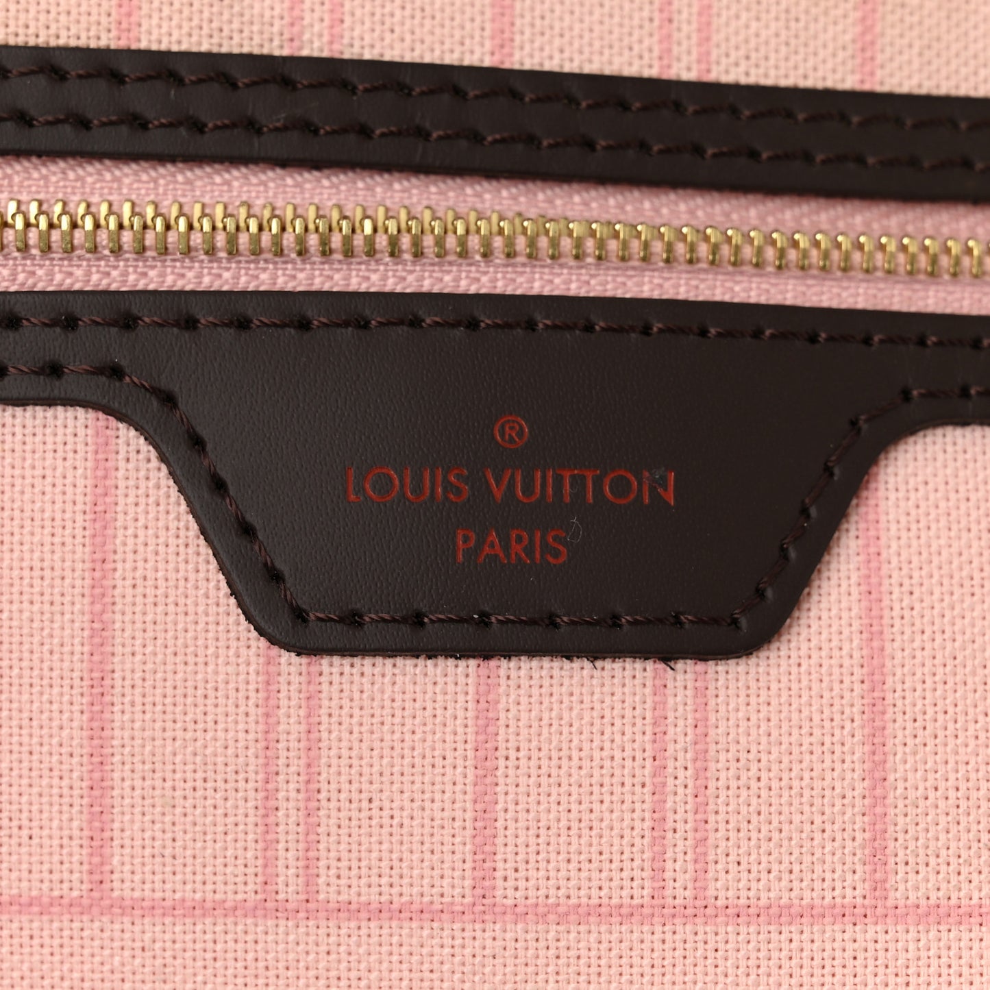 Damier Ebene Neo Neverfull MM Rose Ballerine