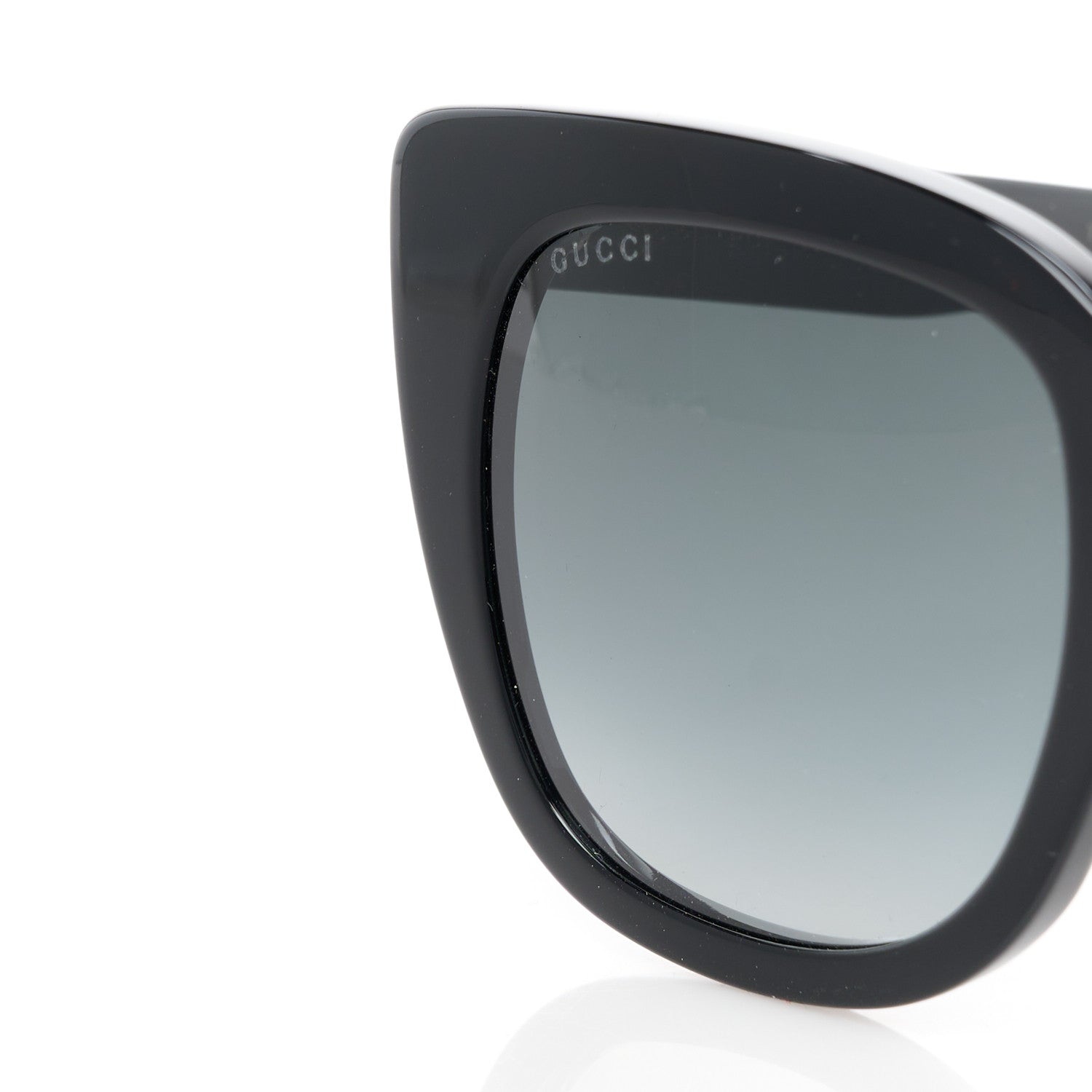 Gucci Cat Eye Sunglasses GG0163S Black 7 of 8