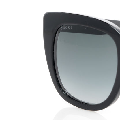 Gucci Cat Eye Sunglasses GG0163S Black 7 of 8