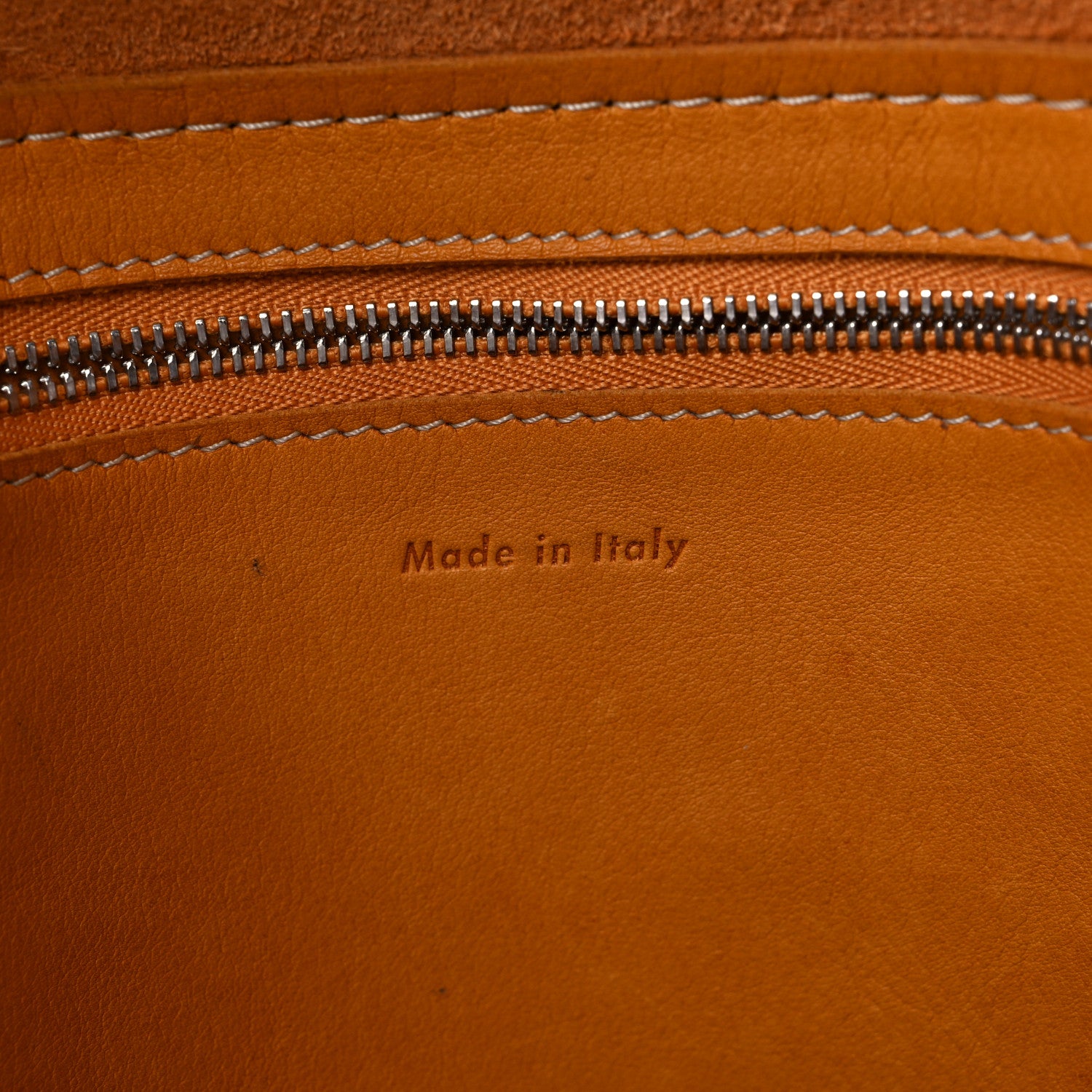 Celine Soft Bare Calfskin Medium Big Bag Dark Yellow 6 of 28