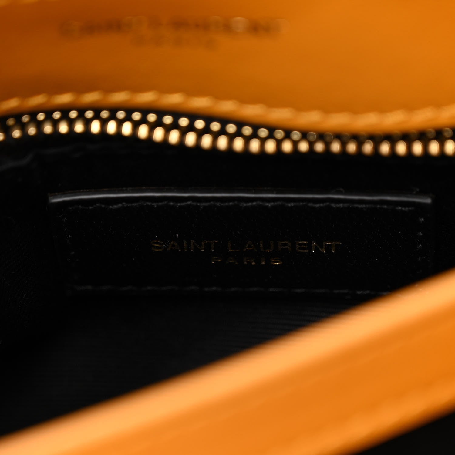 Saint Laurent Calfskin Y Quilted Monogram Toy Loulou Crossbody Bag Cheddar 6 of 9