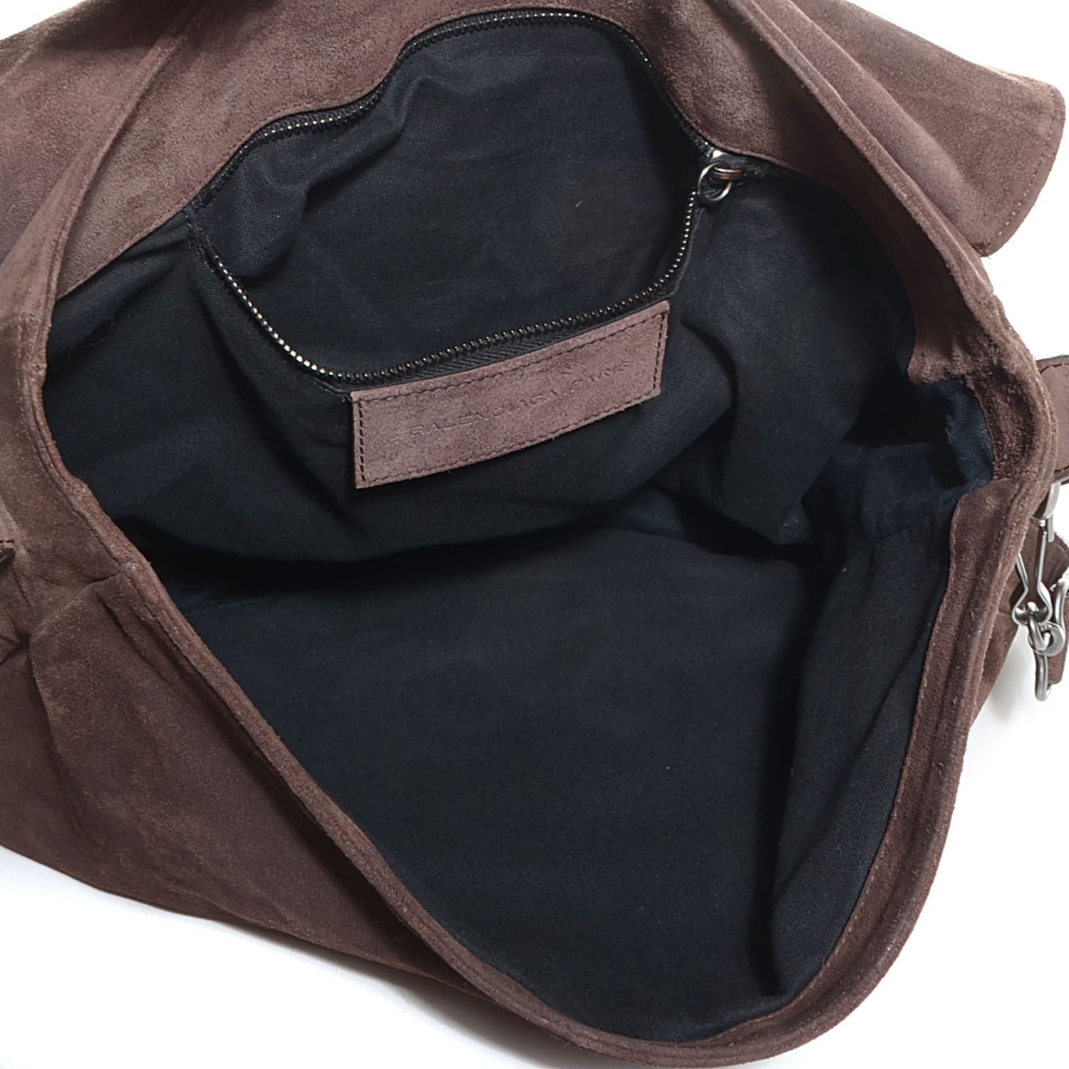 Balenciaga Suede Baby Daim Folk Messenger Brown 5 of 10