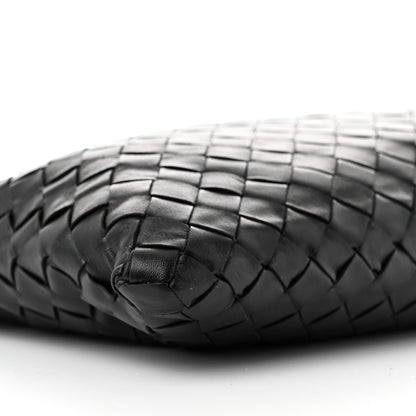 Bottega Veneta Calfskin Intrecciato Small Hop Black 9 of 13